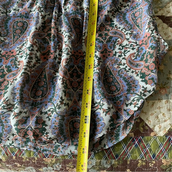 Veronica Beard Lowell Silk Paisley Blouse women’s Size 6 chiffon long sleeve - Picture 8 of 8